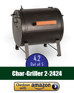 Char-Griller 2-2424 Table Top Charcoal Grill & Char Griller Side Fire Box