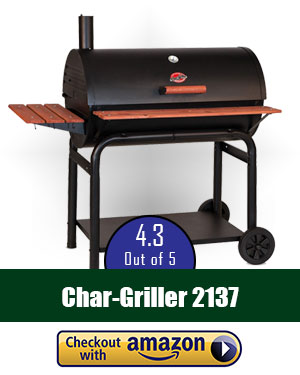  best charcoal smoker: Char-Griller 2137 Outlaw 1063 Square Inch Charcoal Grill/Smoker review