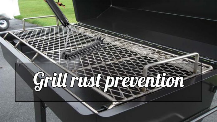 Grill rust prevention Grill rust prevention