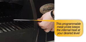Louisiana Grills LG 900 Review: Programmable meat probe, thermometer