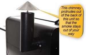 Camp Chef PG24 : Smoke chimney