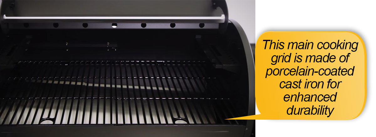 Louisiana Grills LG 900 Review: main cooking grid