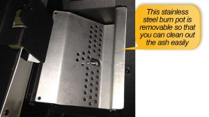 Louisiana Grills LG 900 Review: burn pot